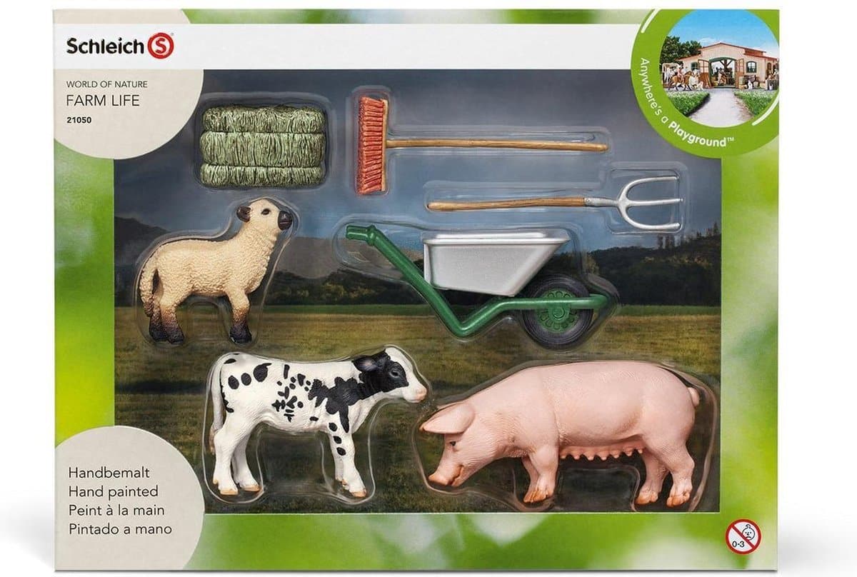 Schleich farm life sæt kæledyrsplejesæt