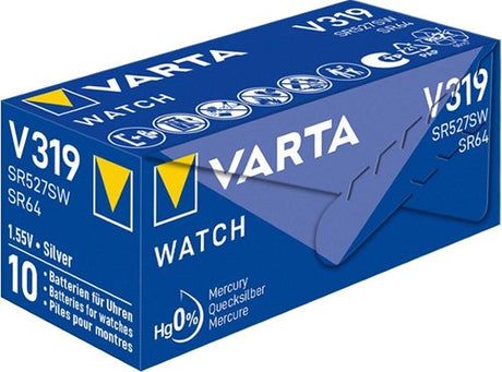 Varta 319 SR64 10 stk i æske