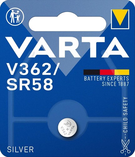 Varta 362 SR58 pr stk på blister 2913500