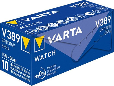 Varta 389 SR58 10 stk i æske
