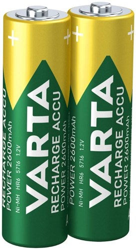 Varta aa batteri 2600ma blister 2 r2u