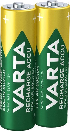 Varta aa batteri 800ma blister 2 solar 3311910