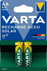 Varta aa batteri 800ma blister 2 solar 3311910