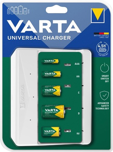 Varta batterioplader universal - uden batterier - 3512397
