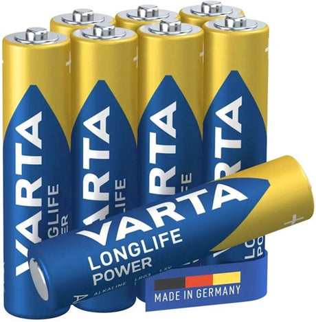 Varta højenergi aaa r03 4903 bl.a8 4 + 4 3015315