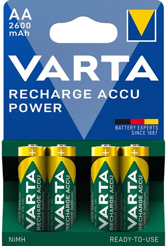 Varta aa batteri 2600ma blister 4 r2u - 3311925