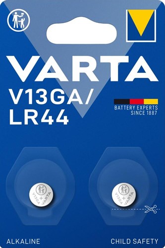 Varta v13ga knapcelle batteri a76 lr44 blister(2) - 2913527
