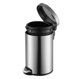 Eko serene pedalspand 12l mat rustfrit stål