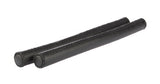 Styringshåndtag læder 40 cm ø22,2 mm sort pr. Sæt