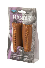 Velo Handle Leather 92 127mm Brown - Rigtigt læder