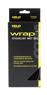 Velo styrtape gel, sort med korkprint