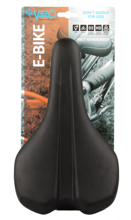 Saddle Velo e-cykel med håndtagsport (blisterkort)