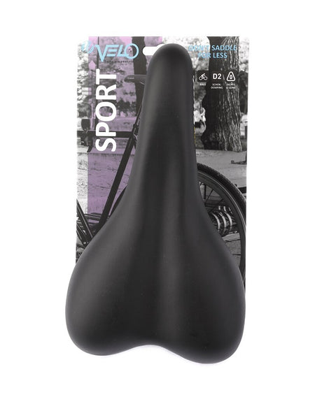 Velo Saddle Plush Sport VL-3011 Sort