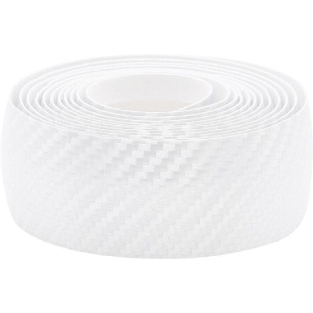 Velox Guidoline styret bånd kulstof look ø2.5x3.0mm 175 cm hvid