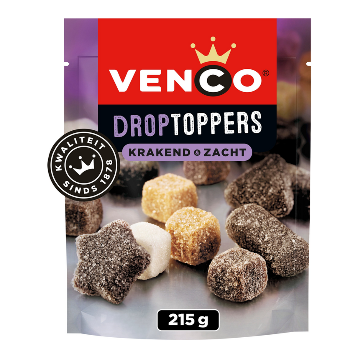 Venco drop toppers knækkende blød taske (10x 215gr)
