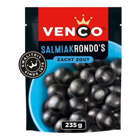 Venco salmiak rondo's stående pose (10x 235gr)