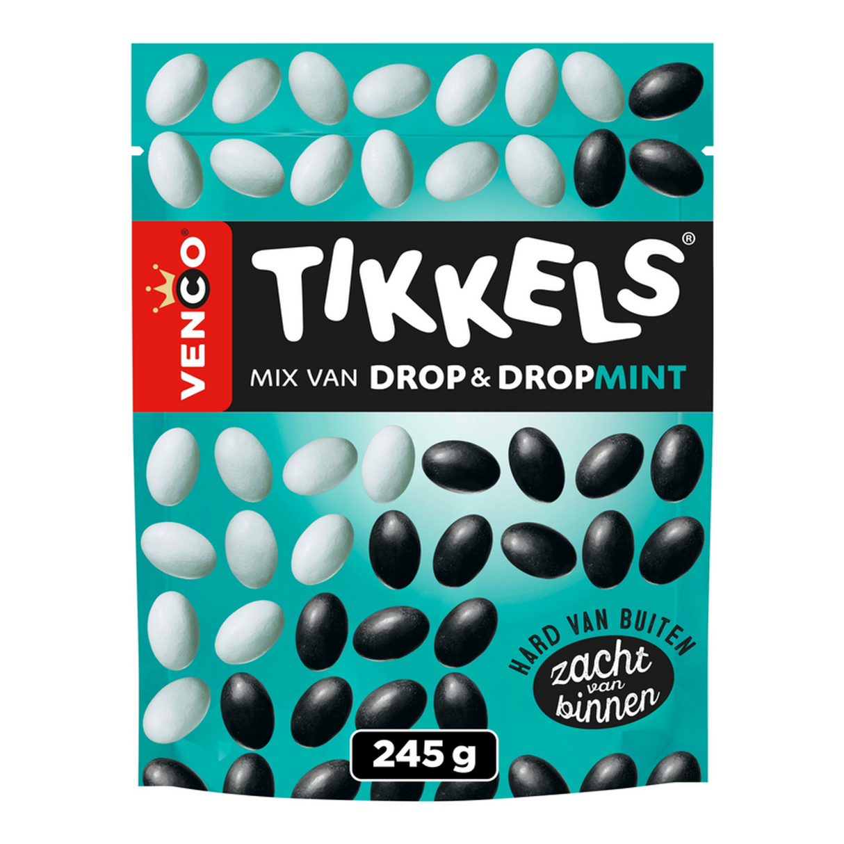 Venco Tikkels lakrids myntepose (10x 245gr)