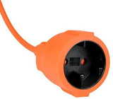 Forlængerledning | pvc | orange | 2x1,5qmm | 20m | teknik