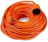 Forlængerledning | pvc | orange | 2x1,5qmm | 20m | teknik