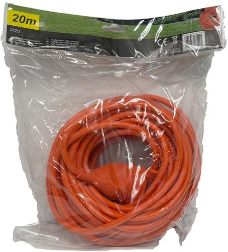 Forlængerledning | pvc | orange | 3x1,5qmm | 20m | teknik