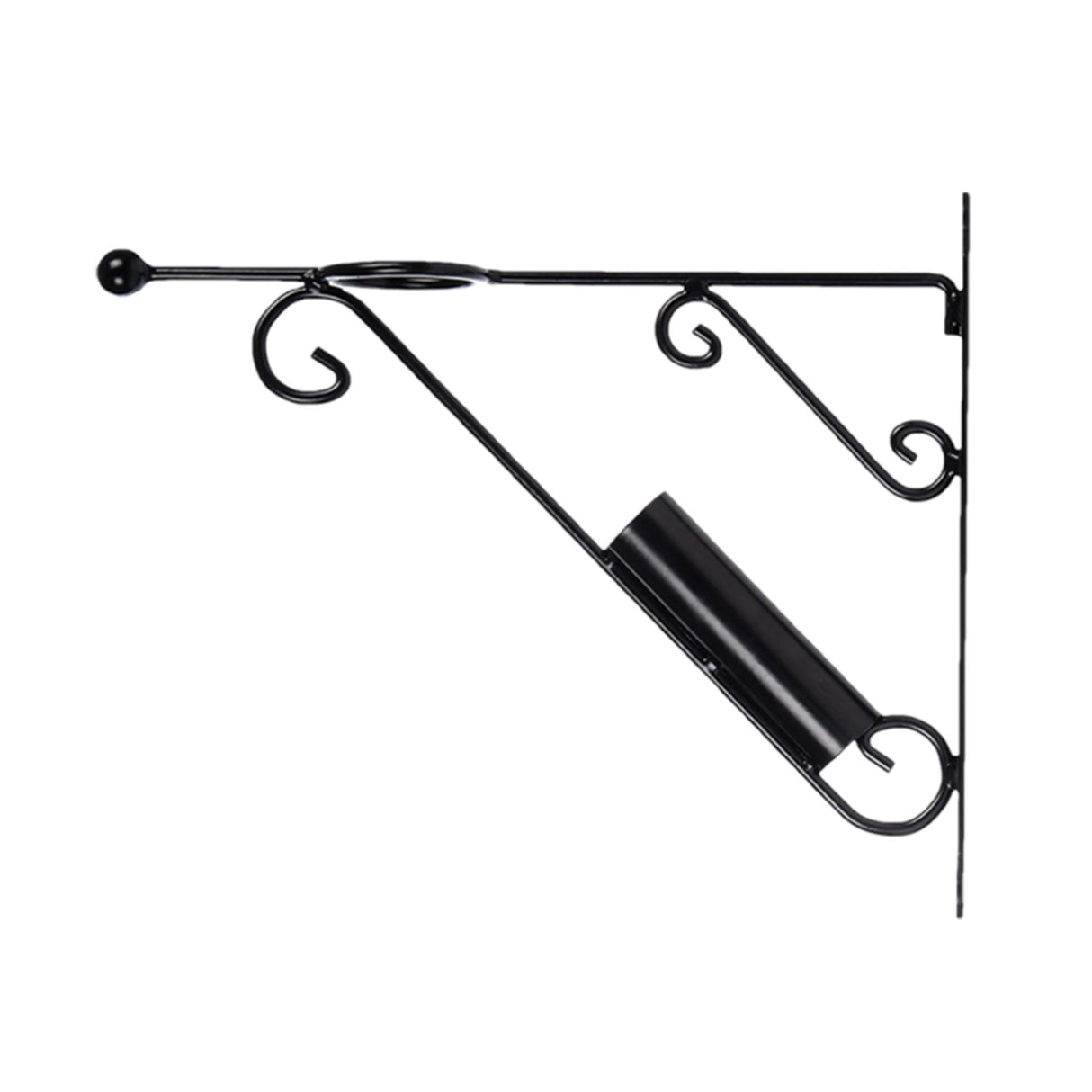 Esschert design flagstangsholder med krog 42,5x8xh36cm (ekskl. urtepotte)