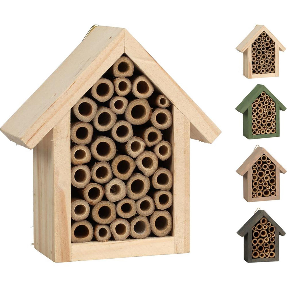 Pro have-insekthotel 10x11x4cm 4 assorteret