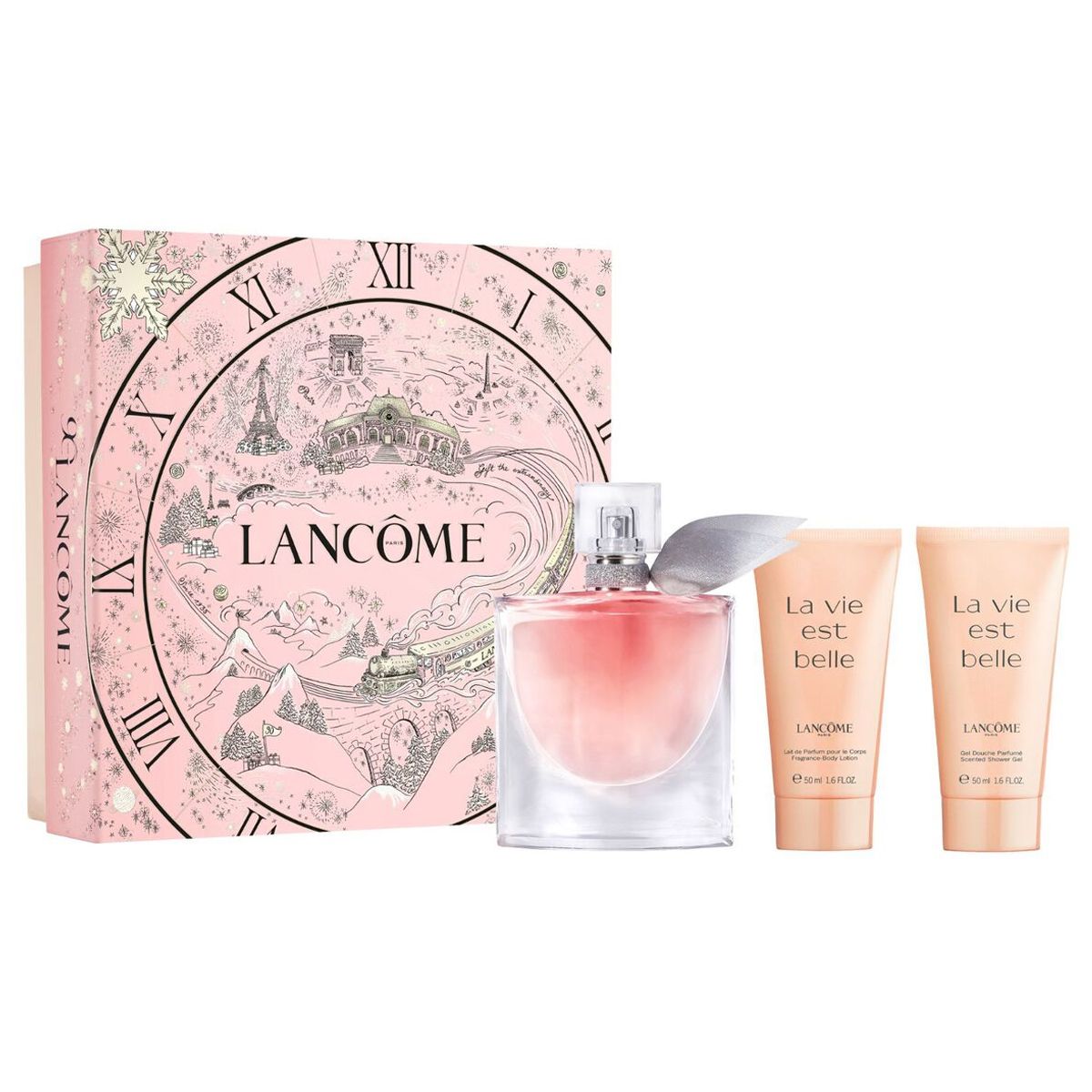 Lancome la vie est belle gavesæt eau de parfume 50ml + bodylotion 50ml + bruser 50ml