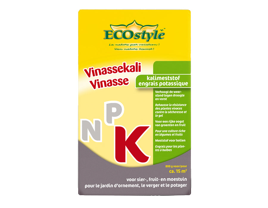 Ecostyle vinassekali - kaliumgødning - 800gr