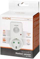 Virone bevægelsesdetektor fatning model hvid - 3900340