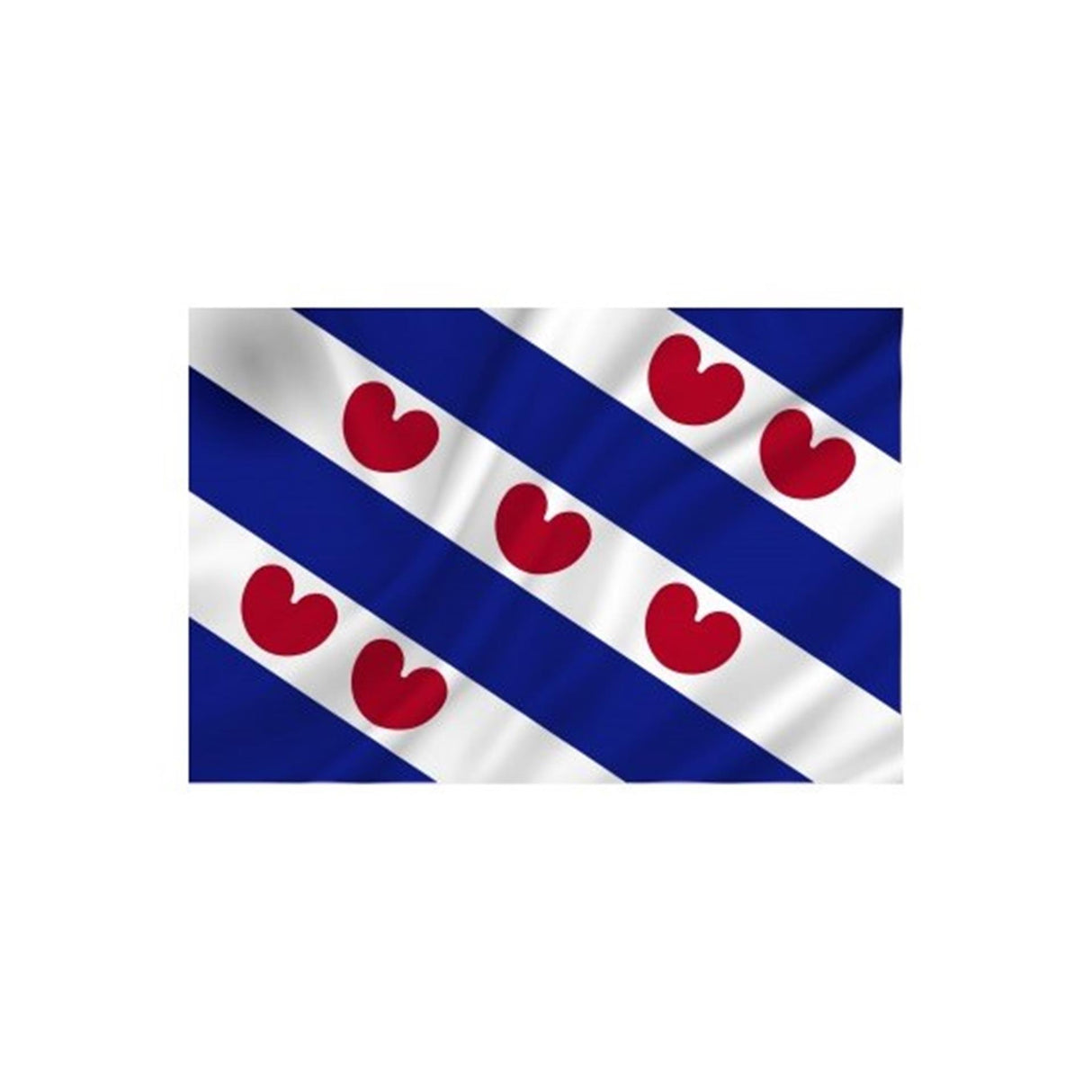 Flag Friesland 70x100 spundet poly