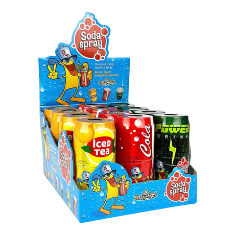 Sjov slik sodavand spray (12x 16gr)