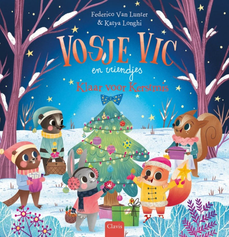 Clavis fox vic og venner. klar til jul