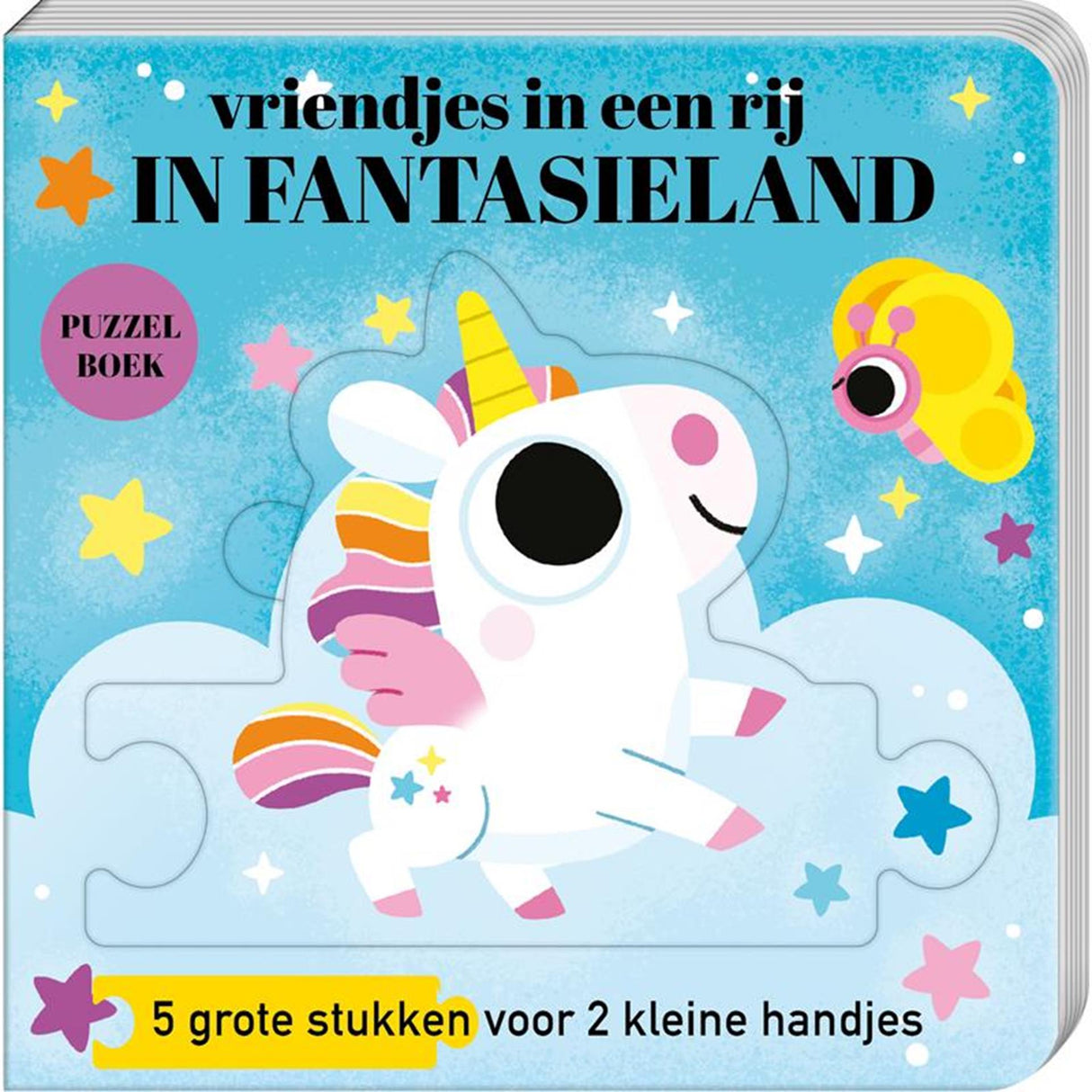Billedbøger puslespil bog venner på række - i fantasy land