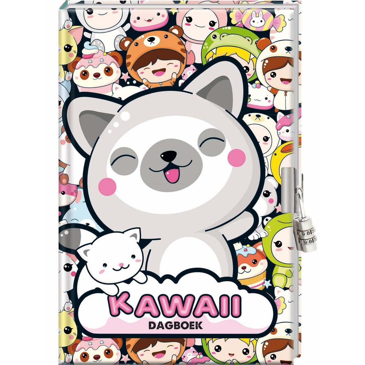 Billedbøger kawaii dagbog med lås