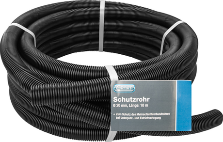 Cornat VRS beskyttelsesrør sort 20mm 10m - vrs6611455