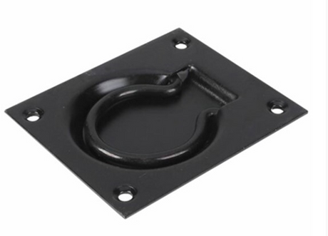 Waelbers luikring 75x90mm zwart - 10 stuk(s) - 707107.05