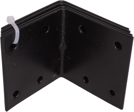Waelbers versterkingshoek 50x50x40mm zwart - 50 stuk(s) - 4357.11