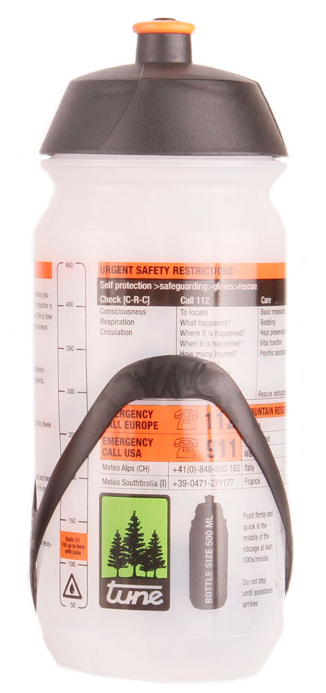 Tune flaskebur wasserträger 2.0 carbon + flaske 500ml