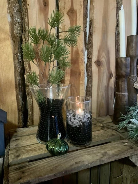 HBx natural living deco vandperler grøn pose med 15gr
