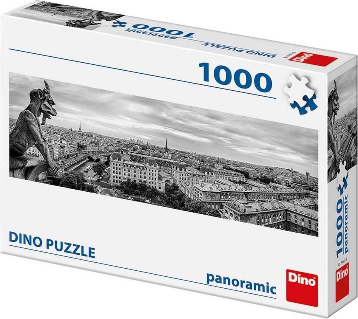 Dinotoys dino puslespil - panorama Paris of Notre Dame - 1000 brikker