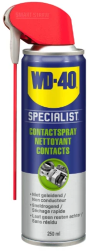 Kontakt spray specialist 250 ml sort rød