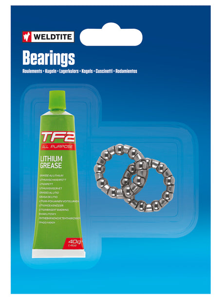 Weldtite tf2 kuglering bb 1 4" + lithiumfedt