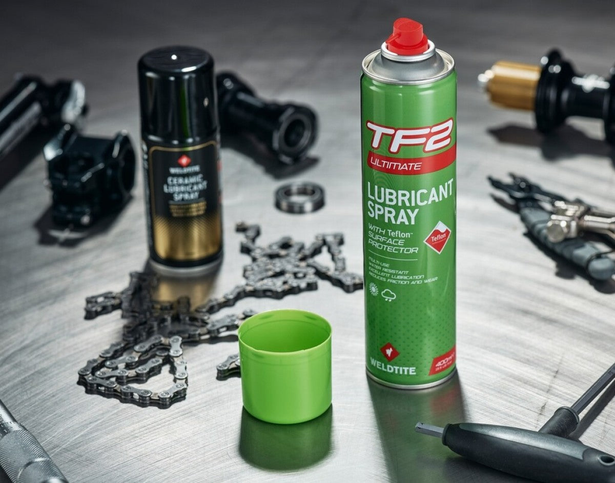 Weldtite TF2 smøreolie + Teflon spraydåse, 4dl
