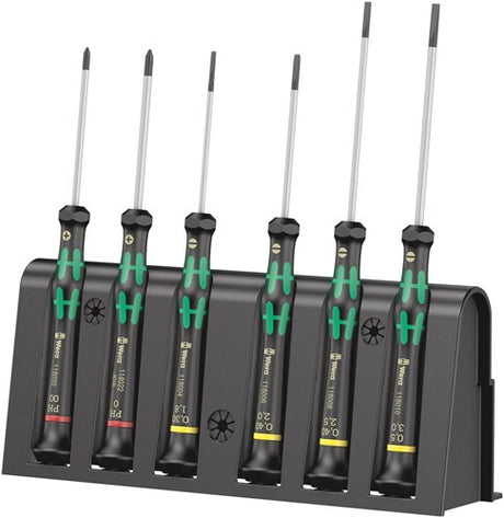 Wera 2035 6 a mikroskruetrækkersæt + holder, 6 styk - 1 stykke(r) - 05118150001