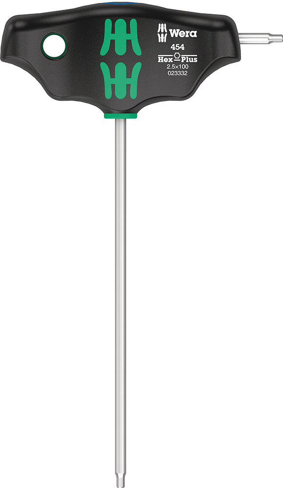 Wera 454 t-greb sekskantskruetrækker hex-plus