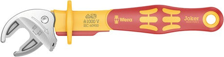 Wera 6004 joker vde l vde isoleret, selvjusterende gaffelnøgle, 16-19 x 5 8-3 4 x 226 mm - 05020153001