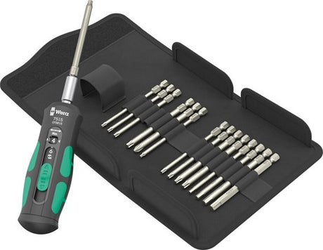 Wera 7515 16 kraftform sikker momenthastighed universal 1, 16-delt - 05075851001