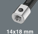 Wera 7880 joker xl selvjusterende gaffelnøgle til skruenøgle størrelse 19-24 mm, 14x18mm, 14x18 x 19-24 x 3 4-15 16 x 95 mm - 05020172001