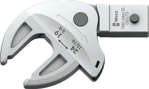 Wera 7880 joker xl selvjusterende gaffelnøgle til skruenøgle størrelse 19-24 mm, 14x18mm, 14x18 x 19-24 x 3 4-15 16 x 95 mm - 05020172001