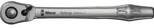 Wera 8004 en zyklop metal skralde med skiftepal med 1 4 drev, 1 4 tommer x 141,0 mm - 1 styk(er) - 05004004001